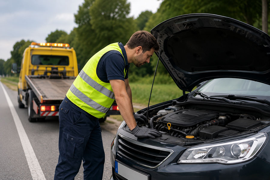 Motorschaden Abschleppdienst