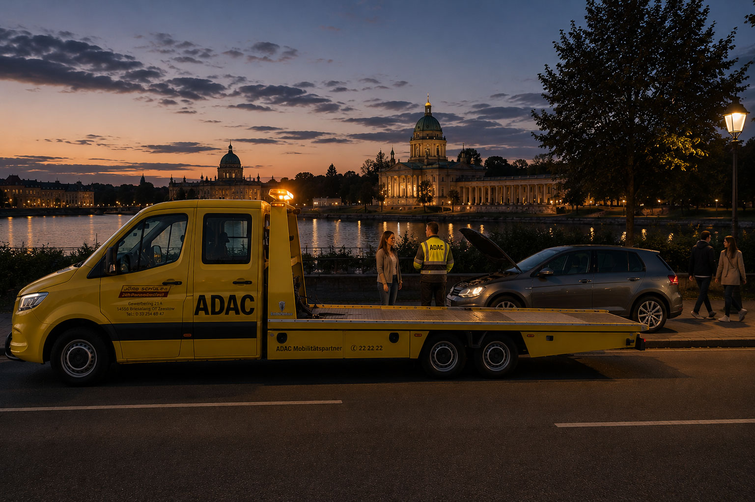 Pannenservice auf regionalen Verkehrsachsen