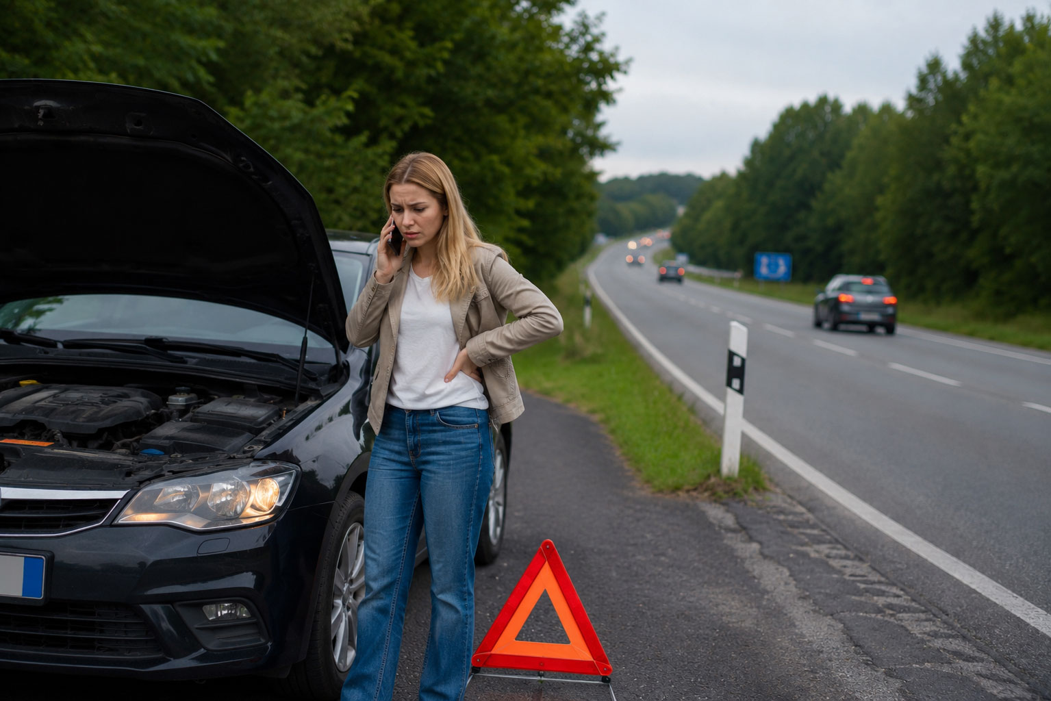 Pannenservice bei Fahrzeugproblemen