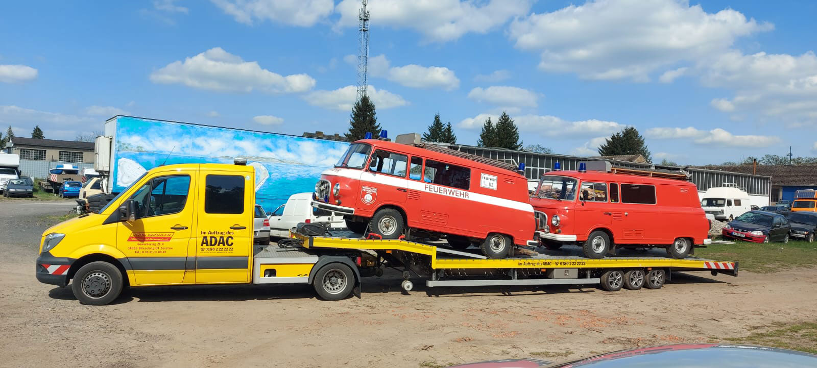 Sicherer Fahrzeugtransport