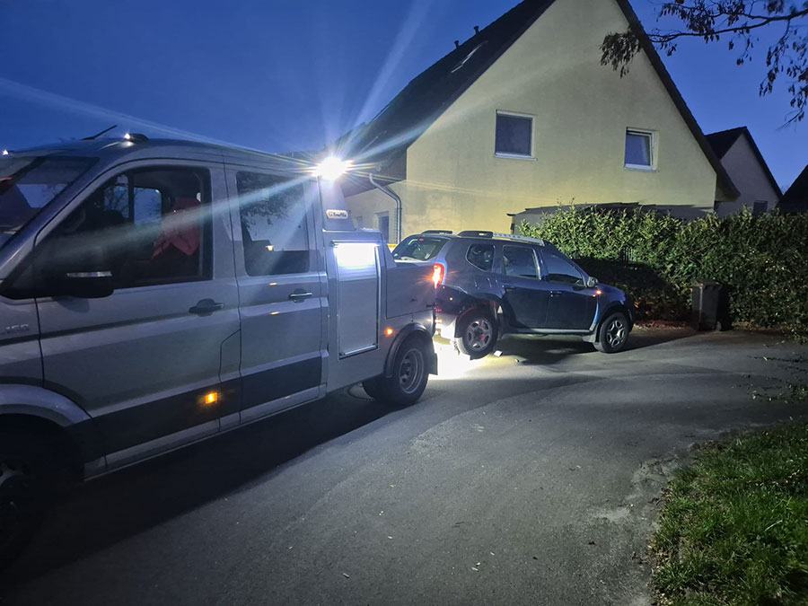Fahrzeugtransport bei technischem Defekt