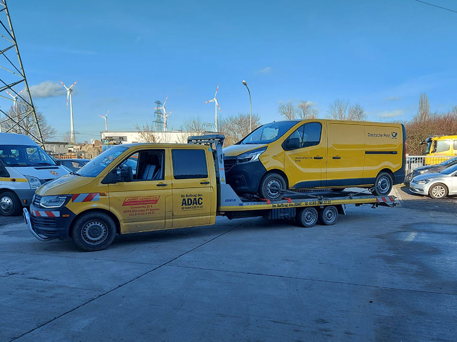 Fahrzeugtransport bei technischem Defekt